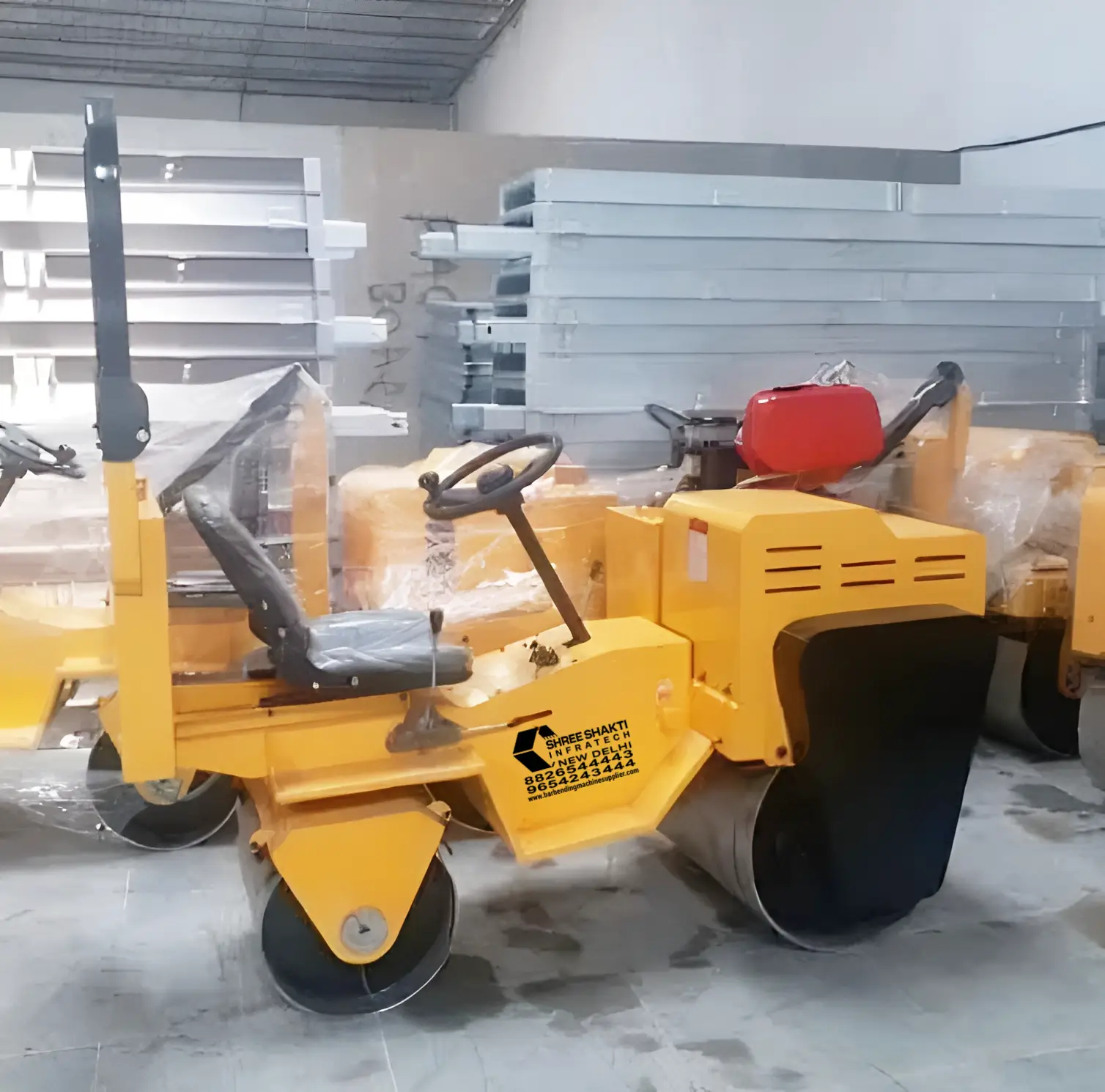 Ride On Roller for soil and asphalt compaction